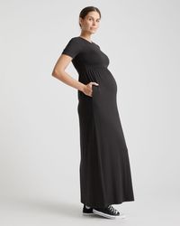 Quince - Tencel Jersey Maternity Maxi Dress - Lyst
