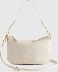 Quince - Italian Handwoven Leather Mini Shoulder Bag, Italian Leather - Lyst