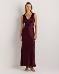 Quince - V-Neck Maxi Dress, Silk - Lyst