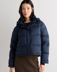 Quince - Responsible Down Cropped Puffer Jacket, Recycled Polyester - Lyst
