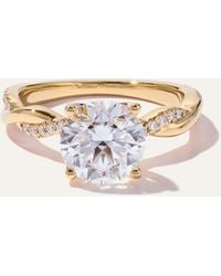Quince - Lab Grown Diamond Round Twisted Engagement Ring - Lyst