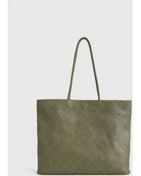 Quince - Italian Leather Handwoven Tote - Lyst