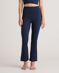 Quince - Ultra-Soft Cropped Bootcut Pant, Polyester - Lyst