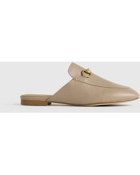 Quince - Italian Leather Horsebit Loafer Mule - Lyst