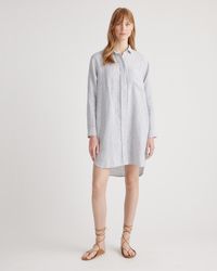 Quince - 100% European Linen Shirt Dress, Organic Linen - Lyst