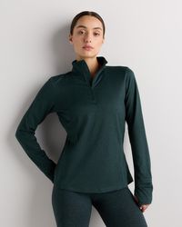 Quince - Flowknit Quarter-Zip Pullover, Recycled Polyester - Lyst