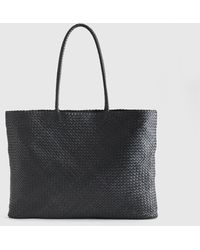 Quince - Italian Leather Handwoven Tote - Lyst