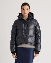 Quince - Responsible Down Cropped Puffer Jacket, Recycled Polyester - Lyst