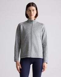Quince - Sweater-Knit Fleece Full-Zip Jacket, Recycled Polyester - Lyst