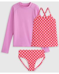 Quince - Sunsafe Tank Topini Swimsuit & Rash Guard Set, Recycled Polyester - Lyst