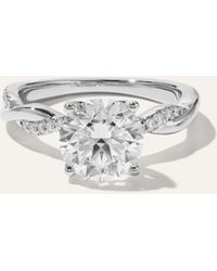 Quince - Lab Grown Diamond Round Twisted Engagement Ring - Lyst