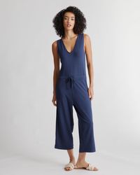 Quince - French Terry Modal Jumpsuit, Lenzing Modal - Lyst