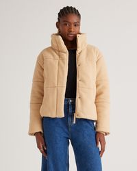 Quince - Sherpa Puffer Jacket, 100% Polyester - Lyst
