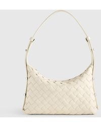 Quince - Italian Leather Handwoven Mini Bag - Lyst