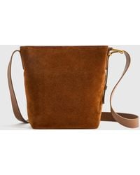 Quince - Italian Suede Bucket Crossbody, Suede Leather - Lyst