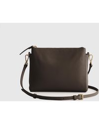 Quince - Italian Leather Triple Compartment Crossbody - Lyst