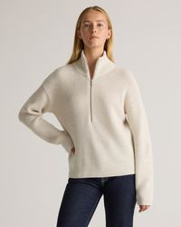 Quince - Australian Merino Wool Half Zip Sweater - Lyst