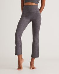Quince - Ultra-Soft Cropped Bootcut Pant, Polyester - Lyst