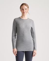 Quince - 100% Merino Wool All-Season Long Sleeve Base Layer, Merino/Cotton - Lyst