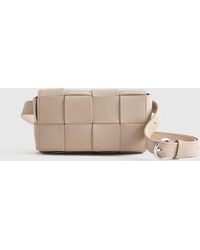 Quince - Italian Leather Handwoven Box Belt Bag - Lyst