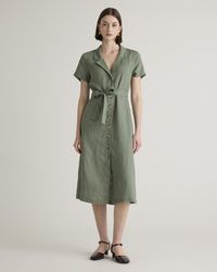 Quince - Short Sleeve Dress - Lyst