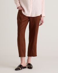 Quince - 100% European Linen Tapered Ankle Pants - Lyst