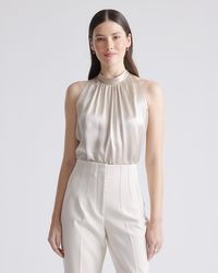 Quince - Halter Top, Silk - Lyst