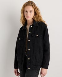 Quince - Oversized Denim Jacket, Organic Cotton - Lyst