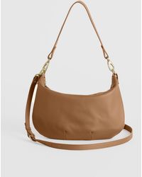 Quince - Italian Leather Convertible Crescent Shoulder Bag - Lyst