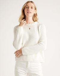 Quince - Fisherman Crew Sweater, Organic Cotton - Lyst
