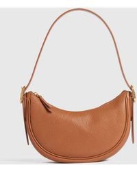 Quince - Italian Leather Mini Crescent Shoulder Bag - Lyst