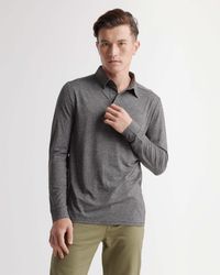 Quince - Flowknit Breeze Performance Long Sleeve Polo, Recycled Polyester - Lyst