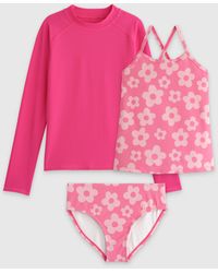 Quince - Sunsafe Tank Topini Swimsuit & Rash Guard Set, Recycled Polyester - Lyst
