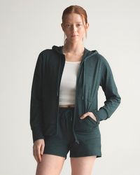 Quince - Flowknit Full Zip Hoodie, Recycled Polyester - Lyst