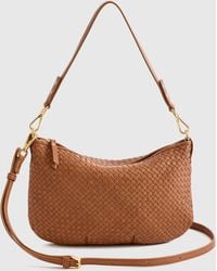 Quince - Italian Handwoven Leather Mini Shoulder Bag, Italian Leather - Lyst