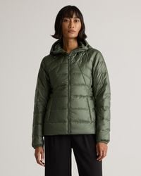 Quince - Lightweight Down Packable Puffer Hooded Jacket, Recycled Polyester - Lyst