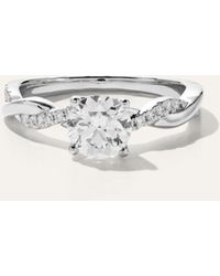 Quince - Lab Grown Diamond Round Twisted Engagement Ring - Lyst