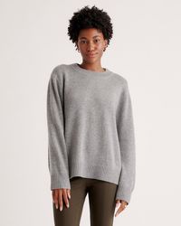 Quince - Mongolian Cashmere Oversized Crewneck Sweater - Lyst