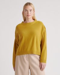 Quince - Mongolian Cashmere Mock Neck Sweater - Lyst