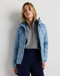 Quince - Lightweight Down Packable Puffer Hooded Jacket, Recycled Polyester - Lyst