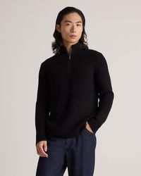 Quince - Australian Merino Wool Half Zip Sweater - Lyst