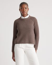 Quince - Fisherman Crew Sweater, Organic Cotton - Lyst