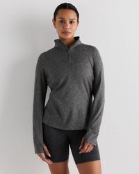 Quince - Flowknit Quarter-Zip Pullover, Recycled Polyester - Lyst