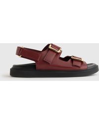Quince - Italian Leather Double Buckle Slingback Sandal - Lyst