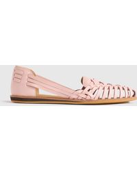 Quince - Huarache Flat, Leather - Lyst