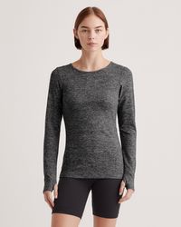 Quince - Ultra-Soft Fitted Long Sleeve Top, Polyester - Lyst