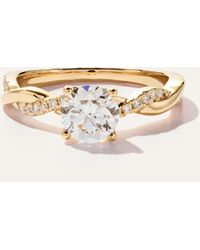 Quince - Lab Grown Diamond Round Twisted Engagement Ring - Lyst