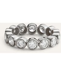 Quince - 14K Lab Grown Diamond Round Bezel Eternity Band Rings 3Ctw - Lyst