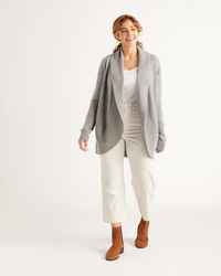 Quince - Mongolian Cashmere Open Cardigan Sweater - Lyst