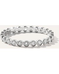 Quince - 14K Diamond Bezel Eternity Band Rings - Lyst